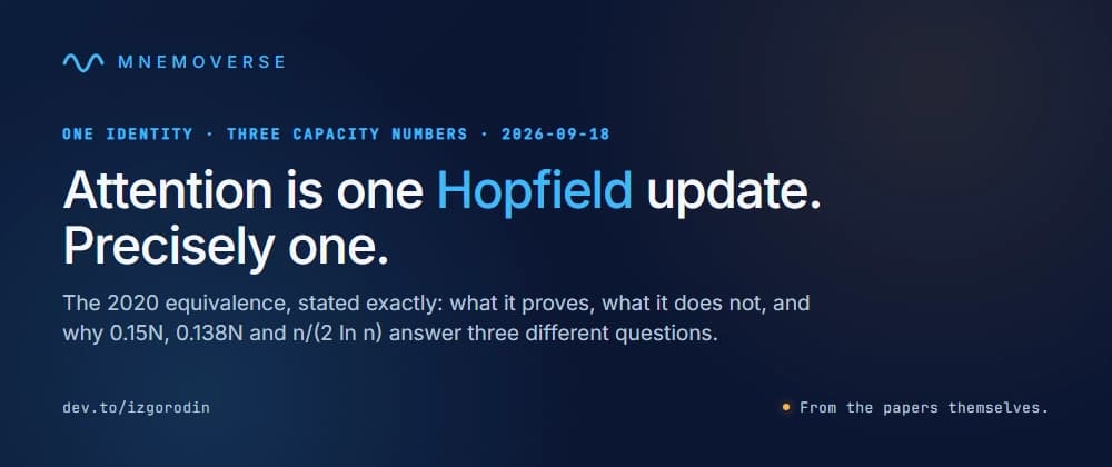 Transformer Dikkat Mekanizması Gerçekten Bir Hopfield Ağı mıdır?