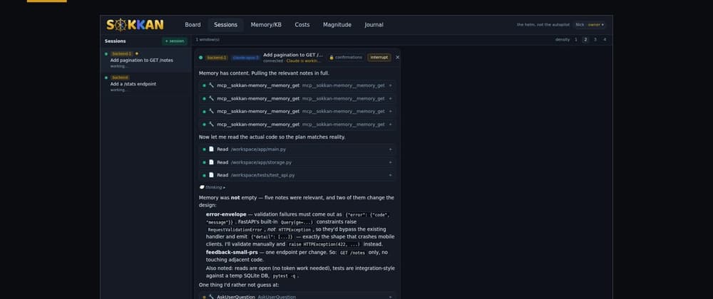 Ajanlarıma Proje Hafızasını Okutmayı Bıraktım: Artık Bunu Sunucu Yapıyor