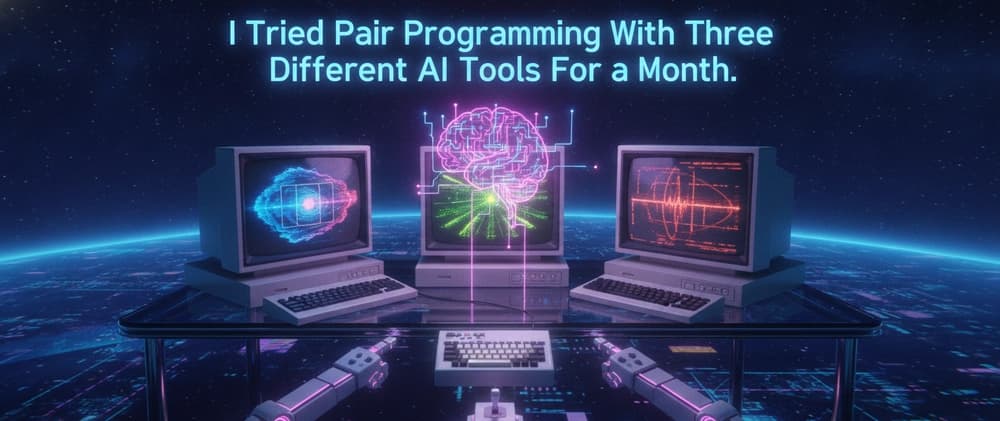 Üç Farklı Yapay Zeka Aracıyla Bir Ay Boyunca Eşli Programlama Yaptım